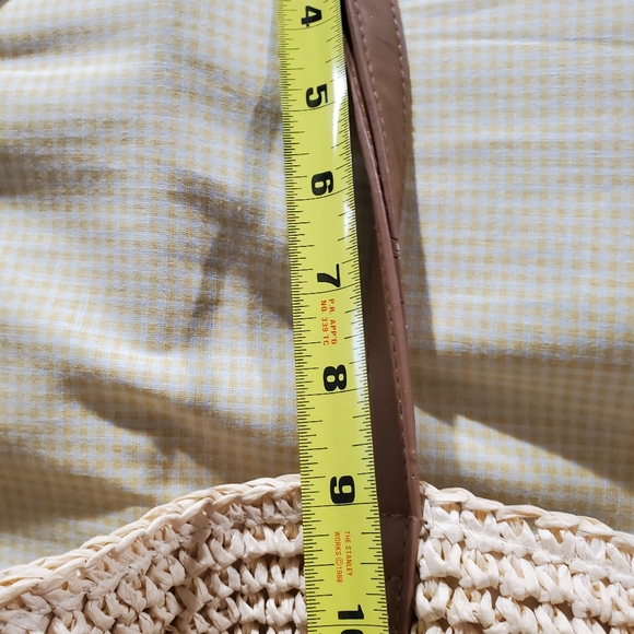 Flamingo Straw Beach Tote Bag - Picture 6 of 7